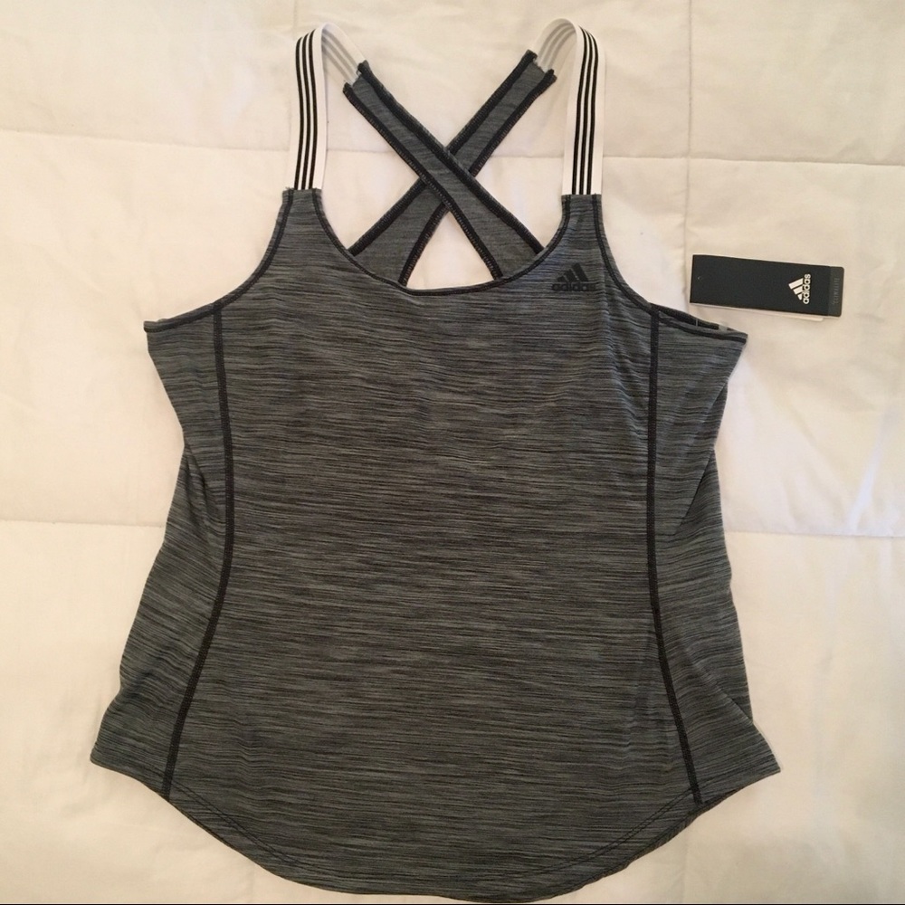 Adidas X-back Sports Dark Grey Tank Size M